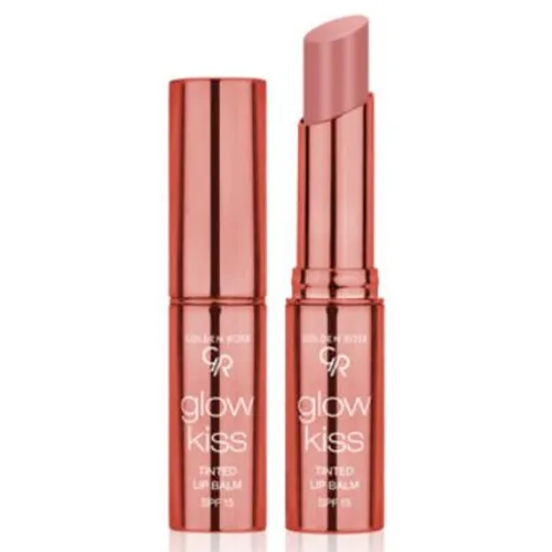 Golden Rose Glow Kiss Tinted Lip Balm SPF 15 (Koloryzujący balsam do ust)