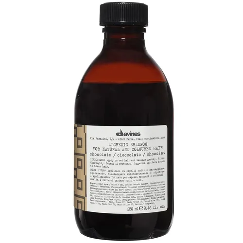 Davines Alchemic, Chocolate Shampoo (Szampon do włosów ciemnobrązowych i czarnych)