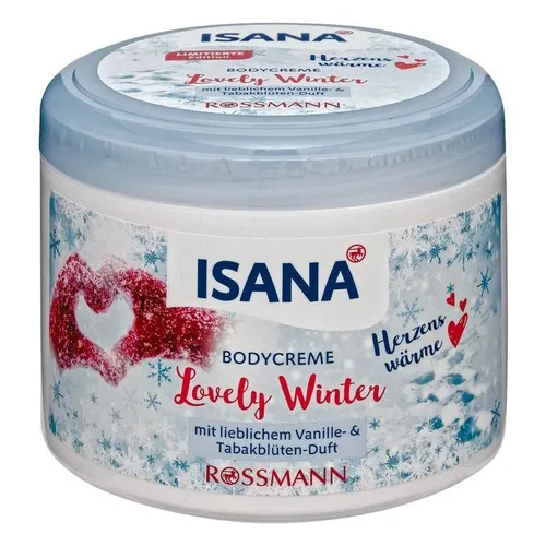 Isana Herzenswärme, Lovely Winter, Bodycreme (Krem do ciała o zapachu wanilii i kwiatów tabaki)