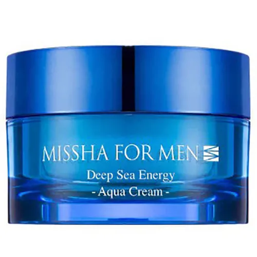 Missha For Men, Deep Sea Energy, Aqua Cream (Intensywnie nawilżający krem do twarzy)
