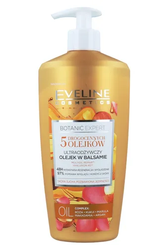 Eveline Cosmetics Botanic Expert, Ultraodżywczy olejek w balsamie `5 Drogocennych Olejków` - 1