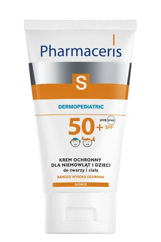 Pharmaceris S, Krem ochronny do twarzy i ciała dla niemowląt i dzieci SPF 50+ - 1
