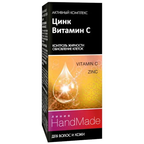Pharma Group Handmade Cynk i witamina C do włosów i skóry głowy