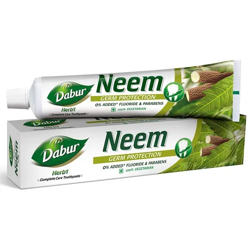 Dabur Neem Toothpaste (Ajurwedyjska ziołowa pasta do zębów z neem bez fluoru) - 1