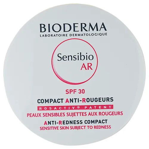 Bioderma Sensibio AR, Compact SPF 30 (Podkład w kompakcie dla skóry z problemami naczyniowymi)