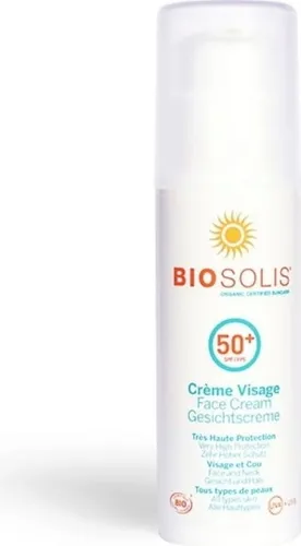 Biosolis Creme Visage SPF 50+ (Krem do twarzy z filtrem przeciwsłonecznym SPF 50+) - 2