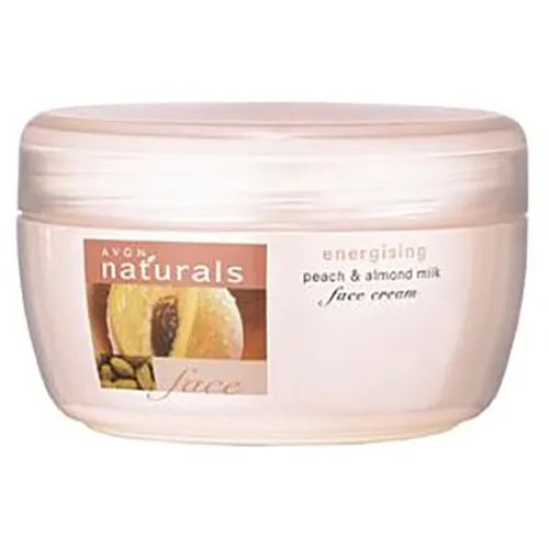 Avon Naturals, Peach & Almond Milk, Energising Face Cream (Odżywczy krem do twarzy `Brzoskwinia i mleczko migdałowe`)