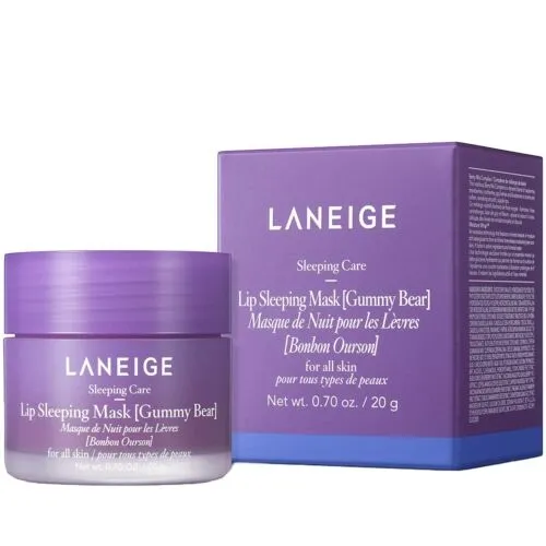 Laneige Sleeping Mask Lip Gummy Bear (Intensywnie regenerująca nocna maseczka do ust)