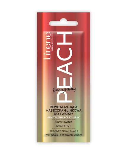 Lirene Dermoprogram Rewitalizująca maseczka glinkowa do twarzy `Energising Peach`