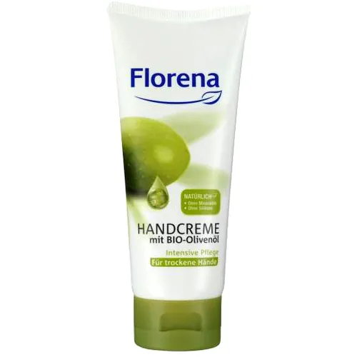 Florena Handcreme mit Olivenöl (Oliwkowy krem do rąk)