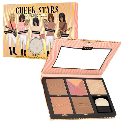 BeneFit Cheekstars Reunion Tour Palette (Paleta róży, rozświetlaczy i bronzerów)
