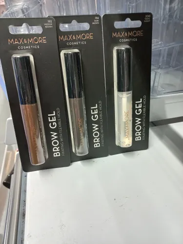 Max & More Brow Gel Fixating With Flexible Hold (Żel do brwi) - 2