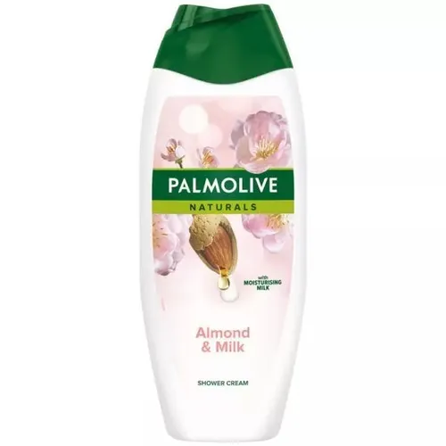 Palmolive Naturals, Almond & Milk Shower Cream Delicate Care (Delikatna Pielęgnacja, Żel pod prysznic z migdałami i mleczkiem nawilżającym (nowa wersja)) - 1