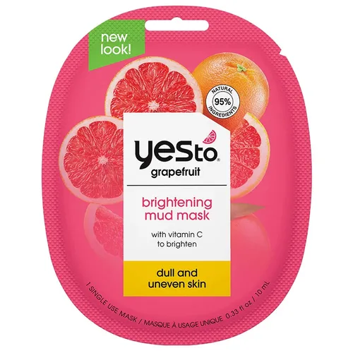 Yes To Grapefruit, Vitamin C Glow-Boosting Mud Mask (Rozjaśniająca błotna maska z grejpfrutem i witaminą C) - 1