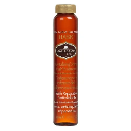 Hask Macadamia Oil, Moisturizing Shine Oil (Nabłyszczająco - nawilżający olejek do włosów)