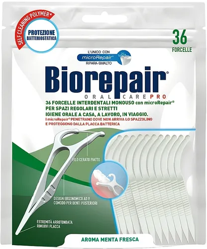 BioRepair Ręczne flossery z nicią dentystyczną