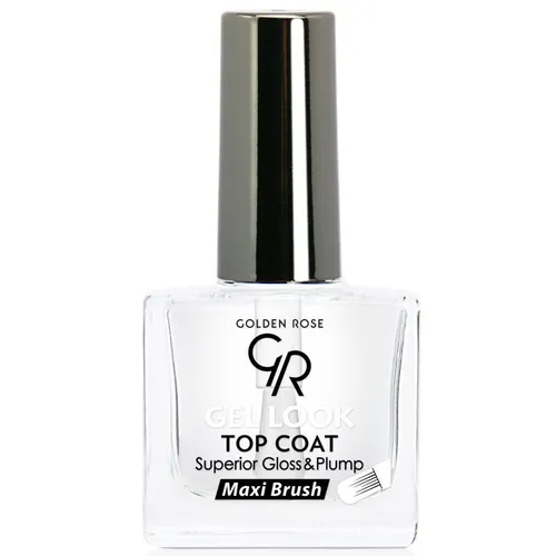 Golden Rose Gel Look Top Coat (Lakier nawierzchniowy dający efekt żelowych paznokci)