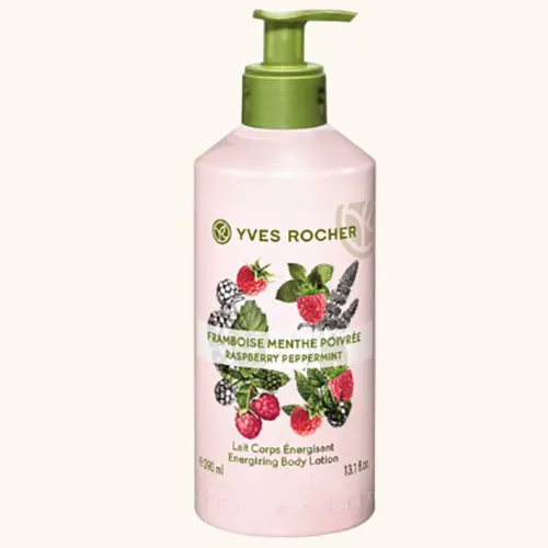 Yves Rocher Les Plaisirs Nature, Lait Corps Energisant Framboise Menthe Poivree (Energizujące mleczko do ciała `Malina i mięta pieprzowa`) - 2