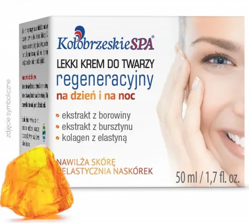 Kołobrzeskie SPA Lekki krem do twarzy regeneracyjny