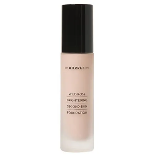 Korres Wild Rose Brightening Second-Skin Foundation (Rozświetlający podkład z wyciągiem z dzikiej róży)