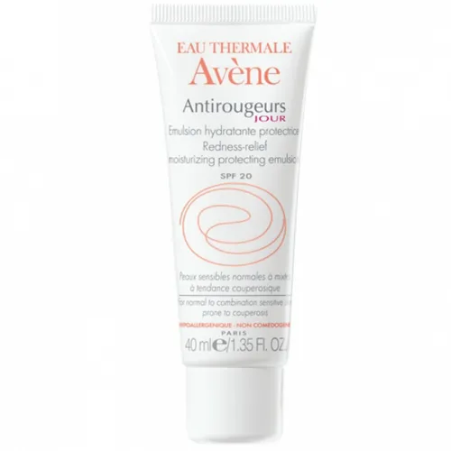 Eau Thermale Avène Antirougeurs Jour, Emulsion Hydratante Protectrice SPF 20 (Lekki krem-emulsja nawilżająca do skóry naczynkowej do cery normalnej i mieszanej)