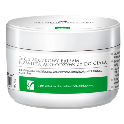 Balneokosmetyki Malinowy Zdrój Biosiarczkowy balsam nawilżająco-odżywczy do ciała (nowa wersja)