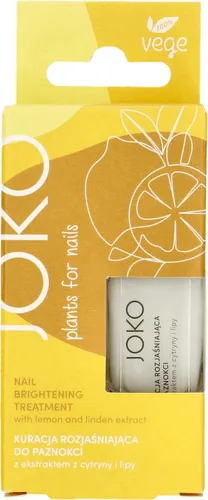 Joko Plants For Nails, Kuracja do paznokci rozjaśniająca `Ekstrakt z cytryny i lipy`