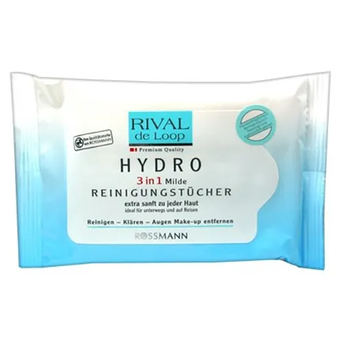 Rival de Loop Hydro, 3 in 1 Milde Reinigungstücher (Delikatne chusteczki oczyszczające)