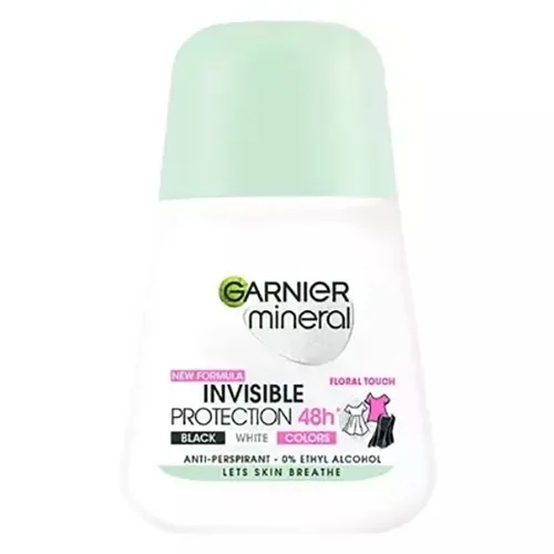 Garnier Mineral Invisible Protection 48h Floral Touch Antiperspirant Roll-on (Antyperspirant roll on dla kobiet (nowa wersja))