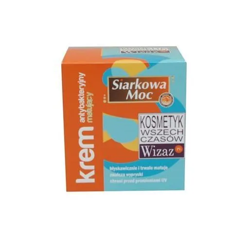 Barwa Siarkowa Moc, Antybakteryjny krem matujący