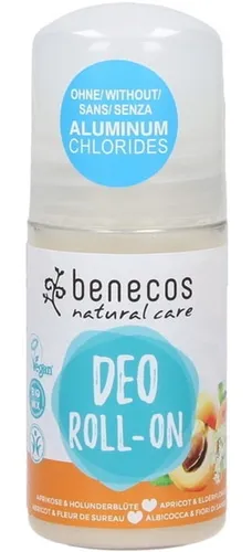 Benecos Deo Roll-on Apricot & Elderflower (Dezodorant roll-on `Morela i kwiat czarnego bzu`)