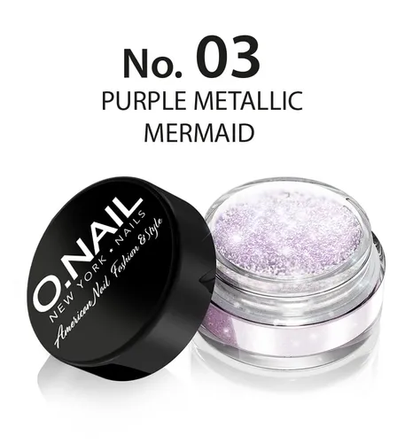 O.Nail Metallic Mermaid (Pyłek do zdobienia paznokci z efektem syrenki)