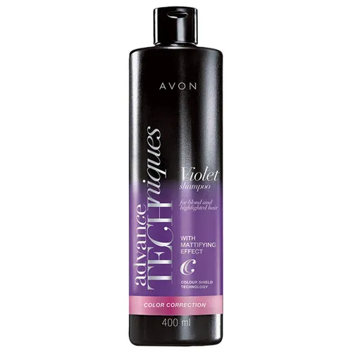 Avon Advance Techniques, Color Correction Violet Shampoo (Szampon do włosów `Korekcja koloru`) - 2