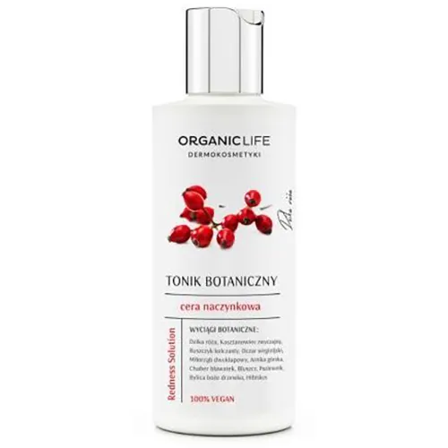 Organic Life Redness Solution, Tonik botaniczny do cery naczynkowej