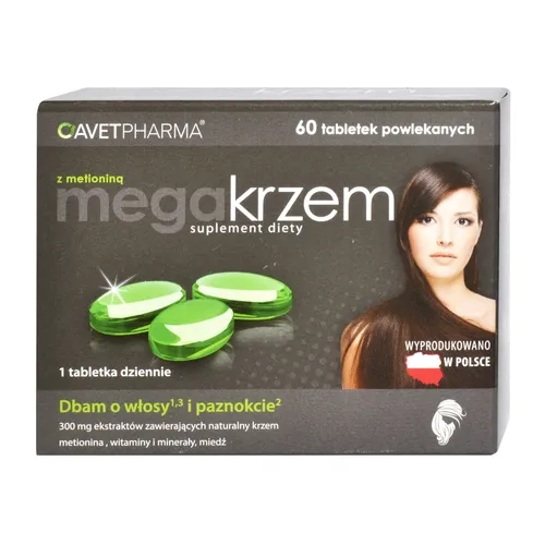 Avet Pharma Mega Krzem, Tabletki z metioniną - 1