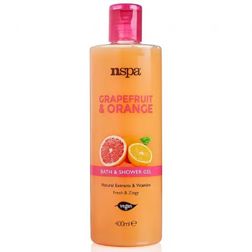 NSpa Beauty Rituals Grapefruit & Orange Bath and Shower Gel (Żel do kąpieli i pod prysznic Grejfut & Pomarańcza)