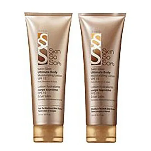 Avon Skin So Soft, Ultimate Body Moisturiser SPF 15 (Balsam rozświetlający)
