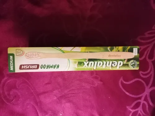 Dentalux Bamboo Brush Medium (Bambusowa szczoteczka do mycia zębów) - 2
