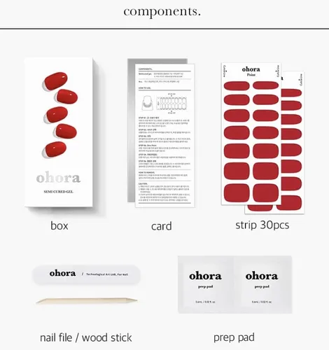 Ohora Prep Peel Manicure Stickers (Naklejki hybrydowe na paznokcie) - 3