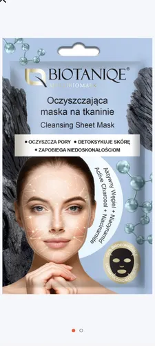 Biotaniqe Cleansing Sheet Mask (Oczyszczająca maska na tkaninie)