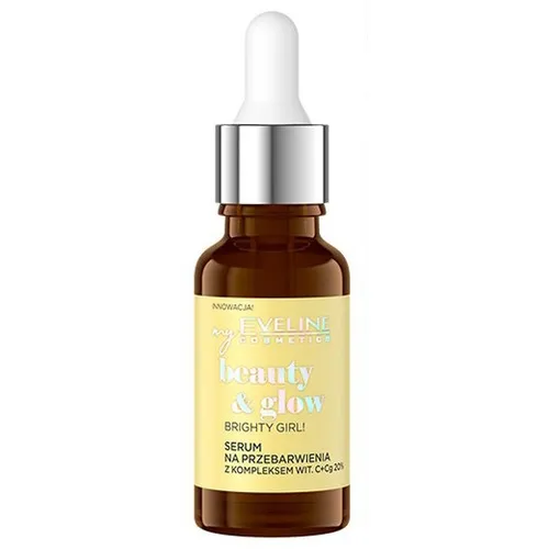 Eveline Cosmetics Beauty & Glow, Serum na przebarwienia z kompleksem witamina C+Cg 20% `Brighty Girl!`