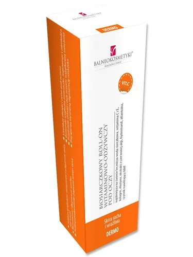 Balneokosmetyki Malinowy Zdrój Biosiarczkowy roll-on witaminowo-odżywczy pod oczy