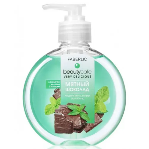 Faberlic Beauty Cafe, Mydło w płynie do rąk `Miętowa czekolada`