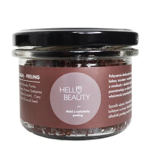 Lullalove Hello Beauty, Peeling solny `Czekolada z miodem` - 1