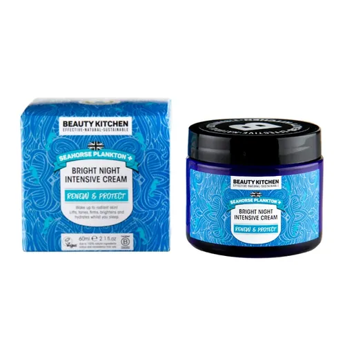 Beauty Kitchen UK Ltd. Seahorse Plankton+, Bright Night Intensive Cream (Rozświetlający krem nawilżający)