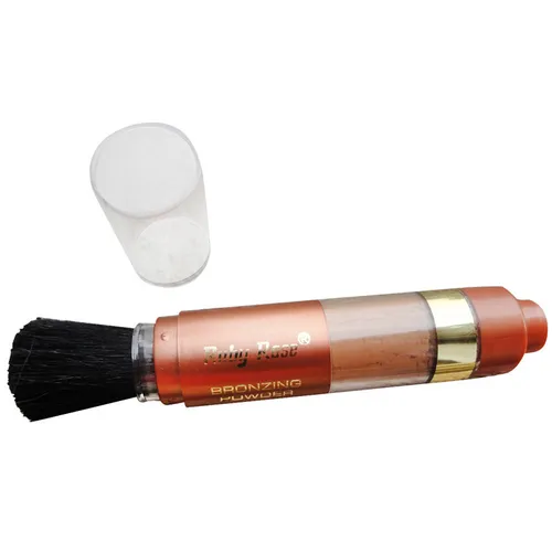 Ruby Rose Bronzing Powder, Puder brązująco-rozświetlający z automatycznym pędzlem