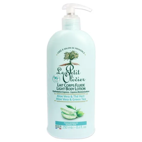 Le Petit Olivier Aloe Vera & Green Tea, Light Body Lotion (Aloes i zielona herbata, Lekki balsam do ciała)