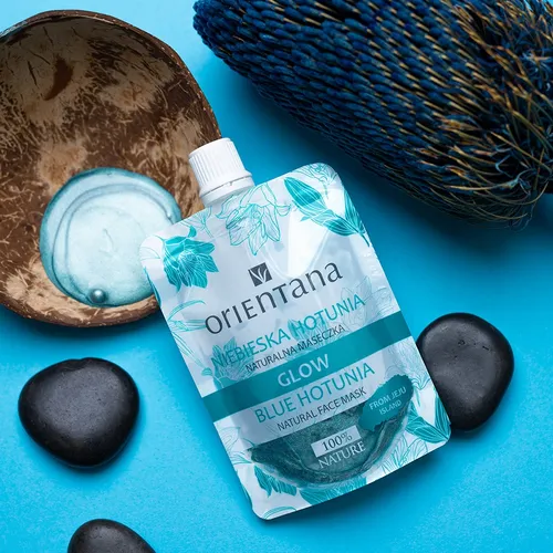 Orientana Glow Blue Hotunia Natural Facial Mask (Naturalna maseczka do twarzy) - 2