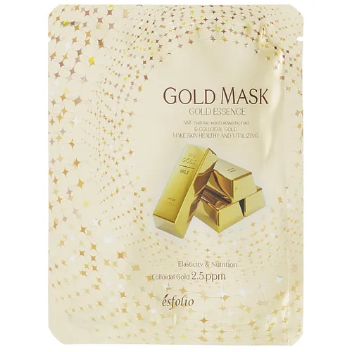 Esfolio Gold Essence Mask (Maseczka w płachcie do twarzy ze złotem koloidalnym) - 1
