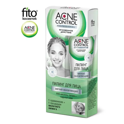 Fitokosmetik Acne Control Professional, Delikatnie odnawiający peeling do twarzy